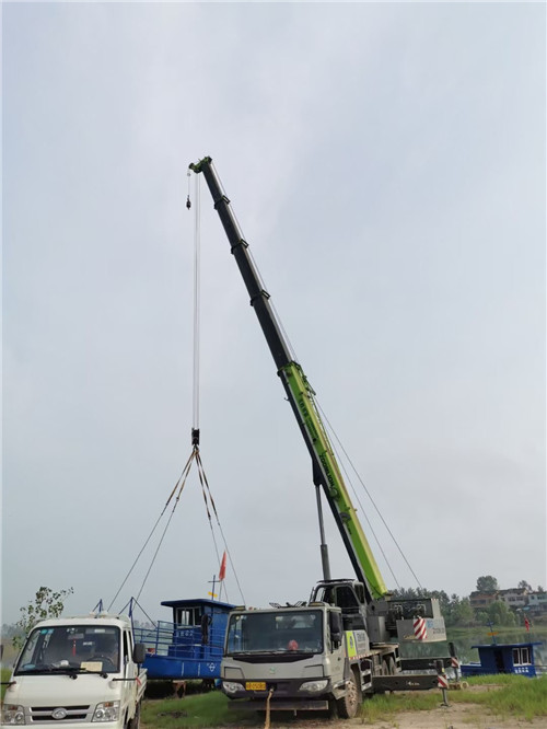 杨陵区桥梁建设吊装案例